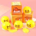 Puking egg yolk stress ball