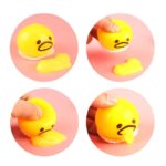 Puking egg yolk stress ball