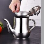 Stainless steel oil strainer pot