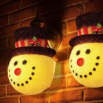 Snowman light covers