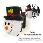 Snowman light covers