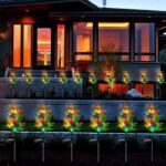 Solar garden lights Christmas tree