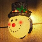 Snowman light covers