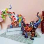 Creative elephant figurine