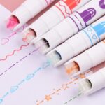 6 Shapes Flownwing Curve Highlighter Flair Pen