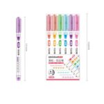 6 Shapes Flownwing Curve Highlighter Flair Pen