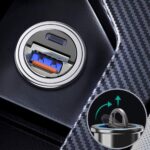 Mini Stealth USB/USB-C Car Quick Charger