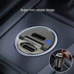 Mini Stealth USB/USB-C Car Quick Charger