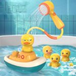 Baby Bath Toys Cute Duck Electric Water Spray