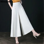 Autumn Wide Leg Skirt Pant