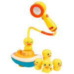 Baby Bath Toys Cute Duck Electric Water Spray