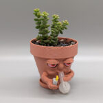 Pot Smoking Potted Planter