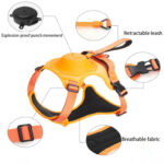 Dog Harness and Retractable Leash Set All-in-One