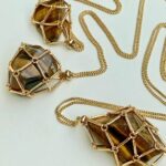 Crystal Stone Holder Necklace