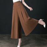 Autumn Wide Leg Skirt Pant