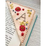 Hand Embroidery Corner Bookmark