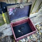 Skull and Nature Hidden Key Box