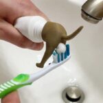 Pooping Dog Butt Toothpaste Topper