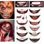 Halloween Big Mouth Fake Tattoo