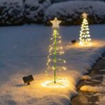 Solar Outdoor Christmas Light Tree