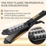 Four Gear Ceramic Tourmaline Ionic Flat Iron Hair Straightener