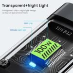 3 in 1 Fast Charging Transparent Luminous 100w Cable