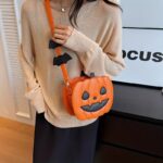 Halloween crossbody pumpkin bag