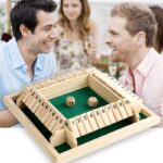 Shut The Box – Wooden Dice Board Family Game