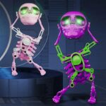 Dancing and Swinging 3D Skull Toy