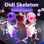 Dancing and Swinging 3D Skull Toy