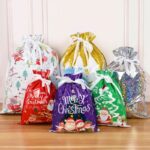 Drawstrings Christmas Gift Bags