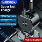 3-in-1 Retractable Fast Charging Car Adapter