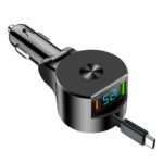 3-in-1 Retractable Fast Charging Car Adapter